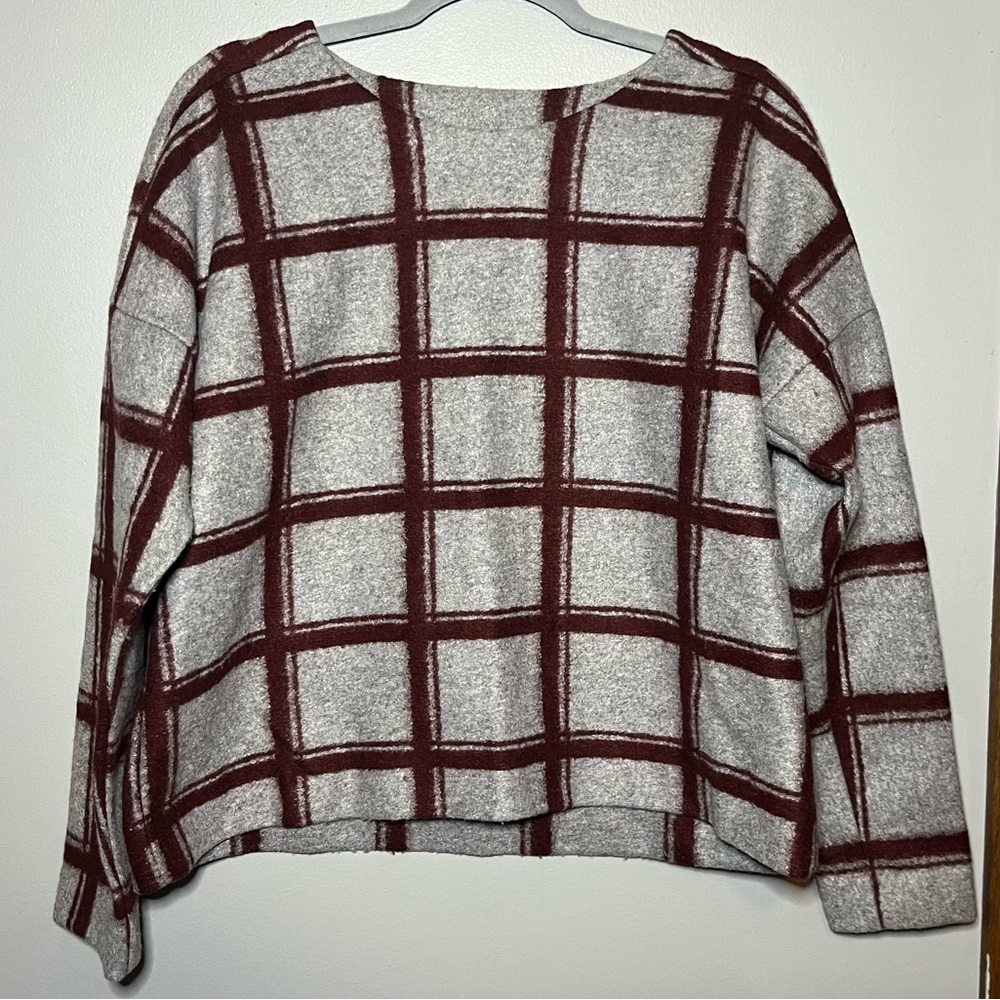 Madewell Checkered Sweater - image 1
